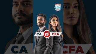 CA vs CFA  Why CFA with FPA Edutech [upl. by Solahcin]