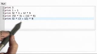 First Programming Quiz  CS101  Udacity [upl. by Ymarej]