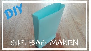 HOW TO MAAK ZELF EEN LEUKE GIFTBAG [upl. by Jeremie]