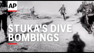 STUKAS DIVE BOMBING  WORLD WAR II  SOUND [upl. by Bacchus]