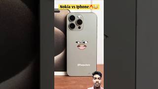 Nokia vs iphone😱🤯 funny comedy 🤣iphone nokia 🤣shorts [upl. by Annim]