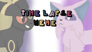 🕰Time lapse meme🕰  FlipaClip [upl. by Ecart]