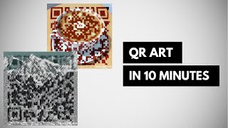 Create QR Code Art  Stunning QR Codes in 10 Minutes [upl. by Earlie812]