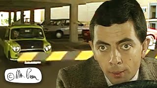 Causing CHAOS At A Car Park  Mr Bean Funny Clips  Mr Bean Official [upl. by Halyak]