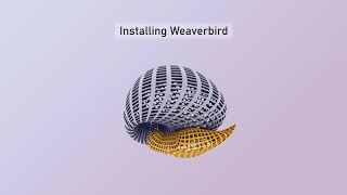 Installing Weaverbird for Grasshopper 3D [upl. by Lukin984]