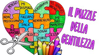 💜🧩 IL PUZZLE della GENTILEZZA con le PAROLE GENTILI  Giornate Nazionali dei Giochi della Gentilezza [upl. by Rother]