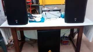 EV ZLX  15P  Behringer B1800D Test Mystica [upl. by Atelokin]