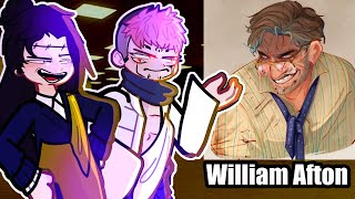 Jujitsu Kaisen CURSES reacts to William Afton as a CURSE ❤️🙏Gacha 2 JJK reacts to FNAF Afton Family [upl. by Erimahs]