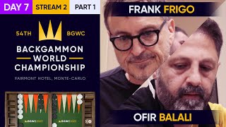 54th Backgammon World Championship  Day 7  Stream 2  Part 1  Main  Undefeated Semifinals [upl. by Trainor]