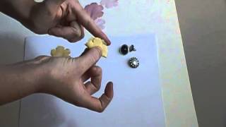 Simple Fabric Flower Tutorial  No Sewing [upl. by Odrarebe]