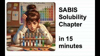 Chapter 2 Solubility in 15 minutes [upl. by Affra926]