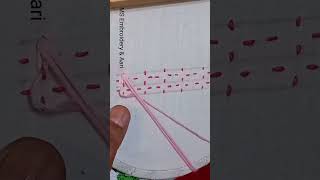 Easy embroidery Stitches 🔥shortvideo art  viral shorts [upl. by Lednem]