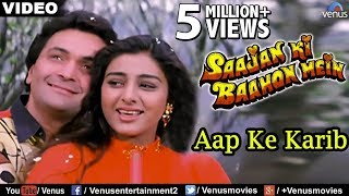 Aap Ke Karib Full Video Song  Saajan Ki Baahon Mein  Rishi Kapoor Tabbu  Romantic Song [upl. by Elita]