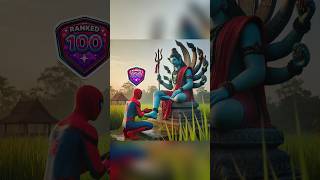 SpiderMan’s Egg Secret Revealed Now Worshipping Shiva 😲 shorts ai funny [upl. by Annovad427]