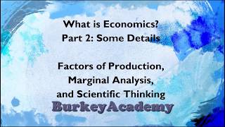 What is Economics Part 2 [upl. by Chester]