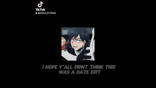 TENYA IIDA🗯 mha iida tenyaiida fyp capcut [upl. by Mike]