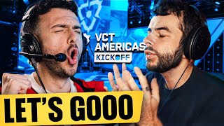 Tarik Reacts to Sentinels vs 100 Thieves  ELIMINATION MATCH  VCT Americas 2024 KICKOFF [upl. by Mintun]