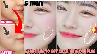 Exercises to Have Charming Dimples  How to Create Natural Dimple  Home Fitness Challenge [upl. by Yraunaj92]