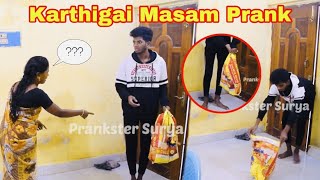 🪔Karthigai Masam Prank on Mom😂  Tamil Prank  Prankster surya [upl. by Tshombe]