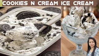 Cookies N Cream Ice cream  Oreo Ice cream  My kitchen recipe [upl. by Fricke]