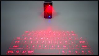 Laser Keyboard with typing test [upl. by Cassius170]