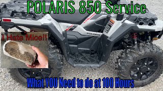 2023 Polaris Sportsman 850 FULL Service 100HR [upl. by Mahmoud]