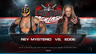 WWE 2K22 PC  Rey Mysterio VS Edge [upl. by Llibyc229]