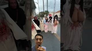 Dancing with demon dance jj joget halloween funny qgungalyas [upl. by Adama]