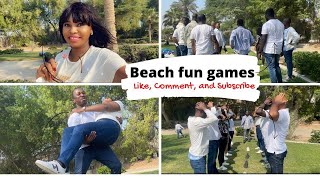 Beach Games For Adults  Beach games for Relaxation and fun with family and friends viral kuwait [upl. by Knepper]