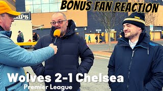 Lemina Was Fantastic 🎄 Wolves 21 Chelsea XTRA FAN REACTION [upl. by Riatsila]