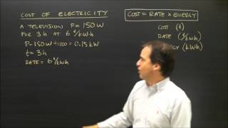 Calculating the Cost of Electricity Usage in Physics [upl. by Floridia532]