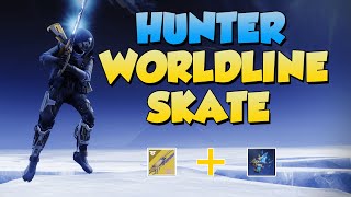 How To Hunter Worldline Zero Skate Destiny 2  Beyond Light [upl. by Nertie]