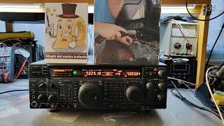 Yaesu FT1000MP MARKV field tra maghi del nastro isolante e scienziati della saldatura🥺 [upl. by Ellocin]