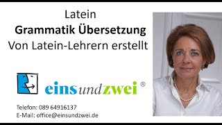 Latein Lernmaterial Grammatik und Übersetzung Mit Stoffzusammenfassung [upl. by Sauer]