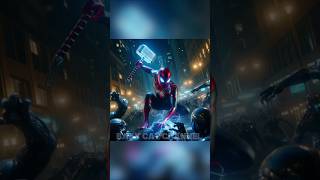 spiderman vs alien xenomorph spider man across the spider verse soundtrack Baby Cat Channelmarvel [upl. by Callan388]