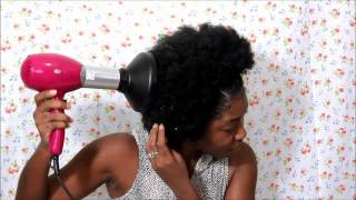 Natural Hair How I Diffuse [upl. by Abram739]