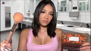 ASMR Mean girl does your makeup amp insults you 😡💄 Aggressive Roleplay personal attention [upl. by Aliled981]