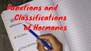 Hormones functions and classification of hormones basics [upl. by Saire]