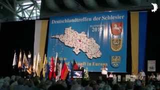 Das Deutschlandlied  Deutschlandtreffen der Schlesier Hannover 2013 [upl. by Kris535]