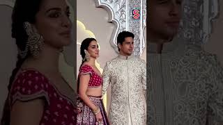 Sidharth Malhotra and Kiara Advani Look Adorable Together As They Arrive for AnantRadhika’s Wedding [upl. by Agiaf]