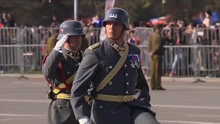 Chile military Marchkoniggratzer marsch [upl. by Ahtibbat405]