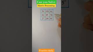 Matrix Reasoning shorts ytshorts reasoningtricks ytshorts trending knowledge youtubeshorts [upl. by Tiernan]
