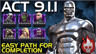 MCOC Act 911  Easy Path For Completion  Abs man Vs Silver Surfer  2024 [upl. by Notlil]