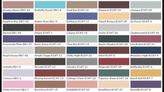 Exterior Paint Color Charts [upl. by Maurita]