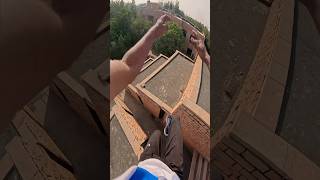 Leg Day💯 parkour freerunning spidermanparkour rooftop jump [upl. by Eileek467]