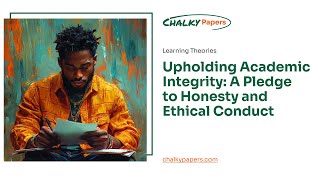 Upholding Academic Integrity A Pledge to Honesty and Ethical Conduct  Essay Example [upl. by Milone]