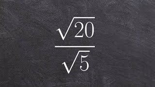 How to simplify a radical by rationalizing the denominator [upl. by Edee]