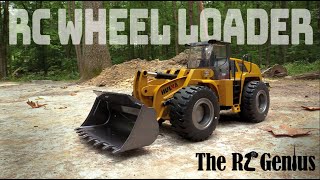 I Bought an RC Wheel Loader  HUINA 1583 Metal Wheel Loader  Unboxing amp Test Run [upl. by Varion]