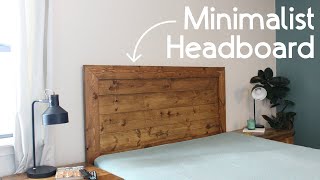 The Simplest Headboard EVER  DIY  How To [upl. by Tera51]