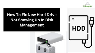 External Hard Drive Not Showing up or Detected in Windows Or How To Fix New Hard Drive Not Showing [upl. by Anhsirk]